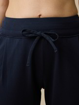Yogahose aus Bio Baumwolle, mitternachtsblau