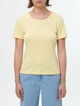 T-Shirt aus Bio-Baumwolle, zitronensorbet