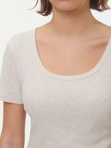 Kurzarmshirt aus Bio-Baumwolle, 14 natur melange
