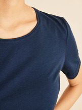 T-Shirt, dunkelblau