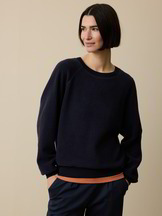 Sweatshirt aus Bio Baumwolle, navy