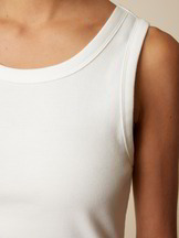  Top, 100 % Bio Baumwolle, weiss