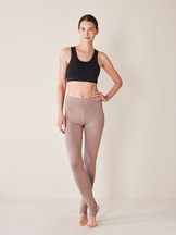 Leggings, walnuss melange