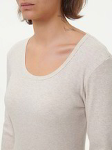Schlafshirt aus Bio-Baumwolle, 14 natur melange
