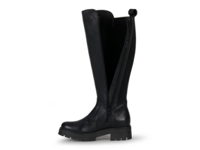 hoher Stiefel, schwarz