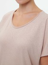 Shirt aus Bio Baumwolle/Hanf, camelie