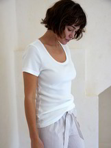 Kurzarmshirt, weiss