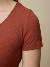 Kurzarmshirt, cranberry