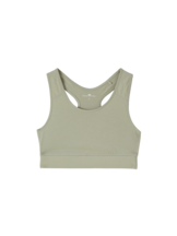 Yogabra aus Baumwolljersey, salbei