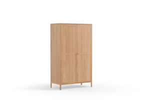  Kleiderschrank Tenso, 2-türig, Holz, Buche