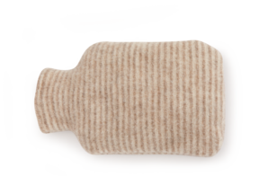 Wärmflaschenbezug Helen aus 100 % Schafschurwolle, beige/natur, 2 L