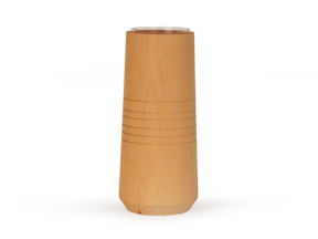 Holzvase aus Zirbenholz 21 cm