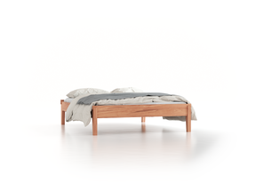 Bett Alpina ohne Betthaupt, 160 x 200 cm, Kernbuche