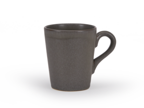 Tasse aus Keramik, grau
