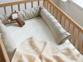 Baby- & Kinderschlafschlange + Überzug Pünktchen
