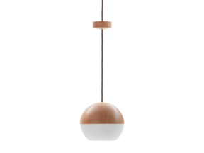 Hängeleuchte Avo inkl. Leuchtmittel, Ø 23 cm, Buche