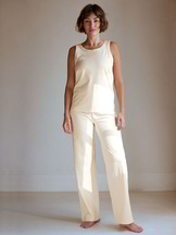Hose undyed aus Bio Baumwolle, natur