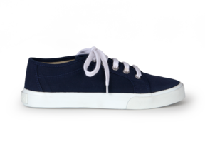 Baumwoll-Sneaker, dunkelblau
