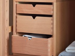 Schubladenbox Vaso als Innenausstattung für Kleiderschrank Kurido, Hiraki & Tonda