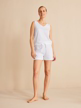 Schlafshort, weiss