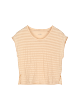 Top aus Bio Baumwolle, creme