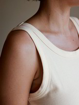 Top undyed aus Bio Baumwolle, natur