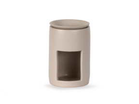 Duftlampe aus Keramik, creme