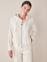 Kapuzenjacke, 100 % Bio Baumwolle, natur