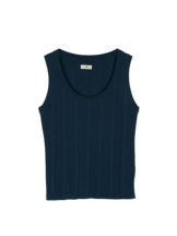 Stricktop aus Bio-Baumwolle, nachtschatten blau