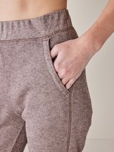 Yogahose, 80 % Bio Baumwolle, 20 % Bio Wolle, rosenholz melange
