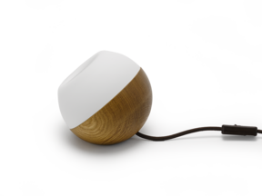 Avo Tischleuchte Eiche, 16 cm Ø 