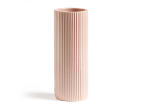 Vase aus Keramik, rosé