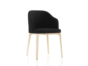 Stuhl Belmont mit Armlehne 56X60/45X83/48 cm, mit Bezug, Wollstoff Stavang Schiefer (60), Esche
