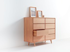 Highboard Tesoro mit 8 Laden,  Buche