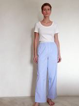 Pyjamahose, silberblau