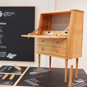 Sekretär ohne Holzverbindungen