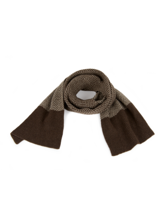 Strickschal aus Yakwolle, yak fischgrat