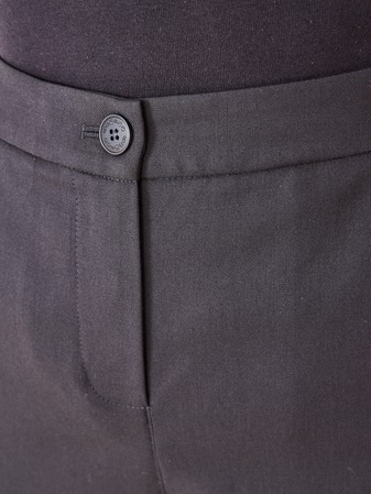 Marlenehose-Cool Wool, schwarz