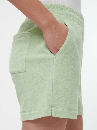 Kurze Hose aus Bio-Baumwolle, 44 pastellgrün