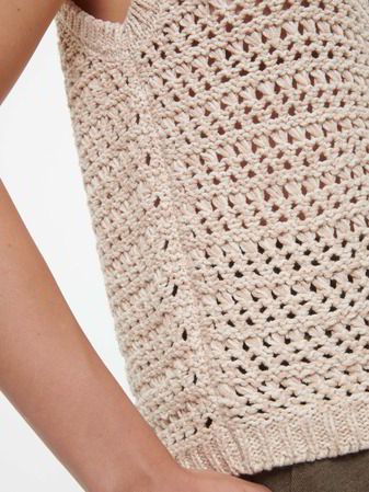 Pullunder aus Bio-Baumwolle, 85 camelie/offwhite