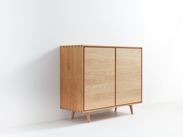 Highboard Tesoro 2-türig, Eiche