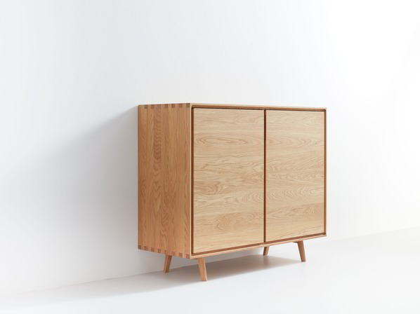 Highboard Tesoro 2-türig, Eiche