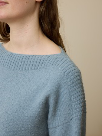 Pullover aus Alpakawolle, 29 taubenblau