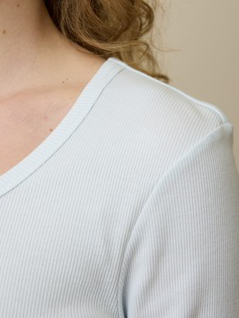 Langarmshirt aus Bio Baumwolle/Wolle, 31 eisblau