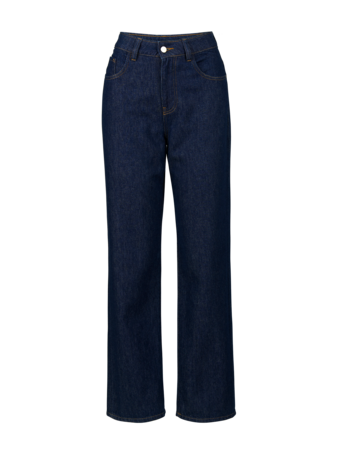 Jeans straight, dark denim