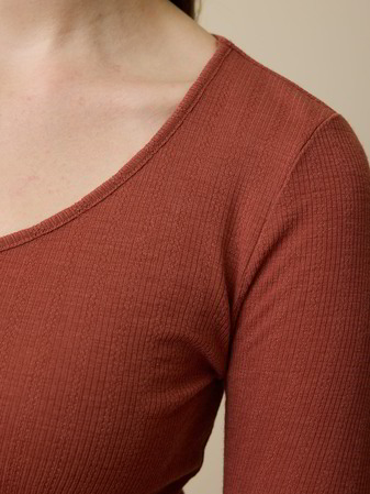 Langarmshirt, cranberry
