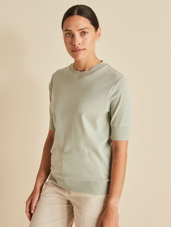 Shirt-Halbarm, mint