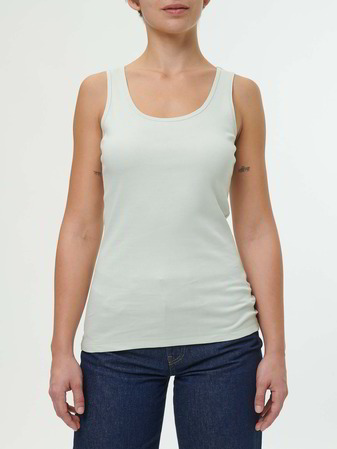 Top aus Bio Baumwolle, 45 pastell aqua