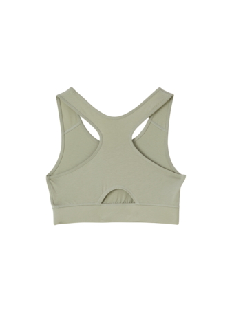 Yogabra aus Baumwolljersey, salbei