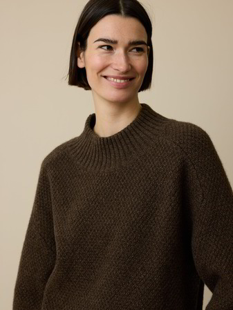 Pullover aus Yakwolle, yak melange